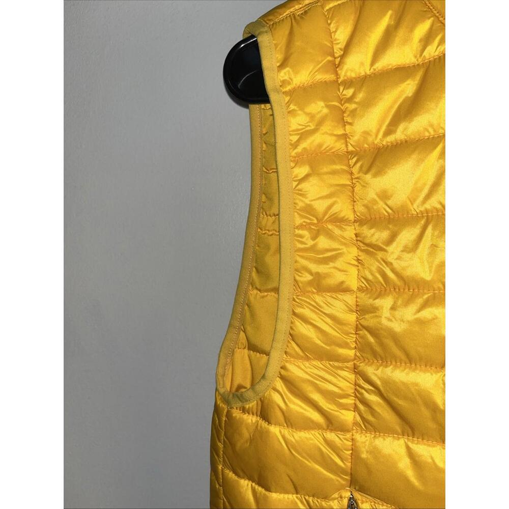 NWT JoyLab Quilted Puffer Vest Lily Yellow Full Zip Pockets Size XS NWT - Picture 3 of 8